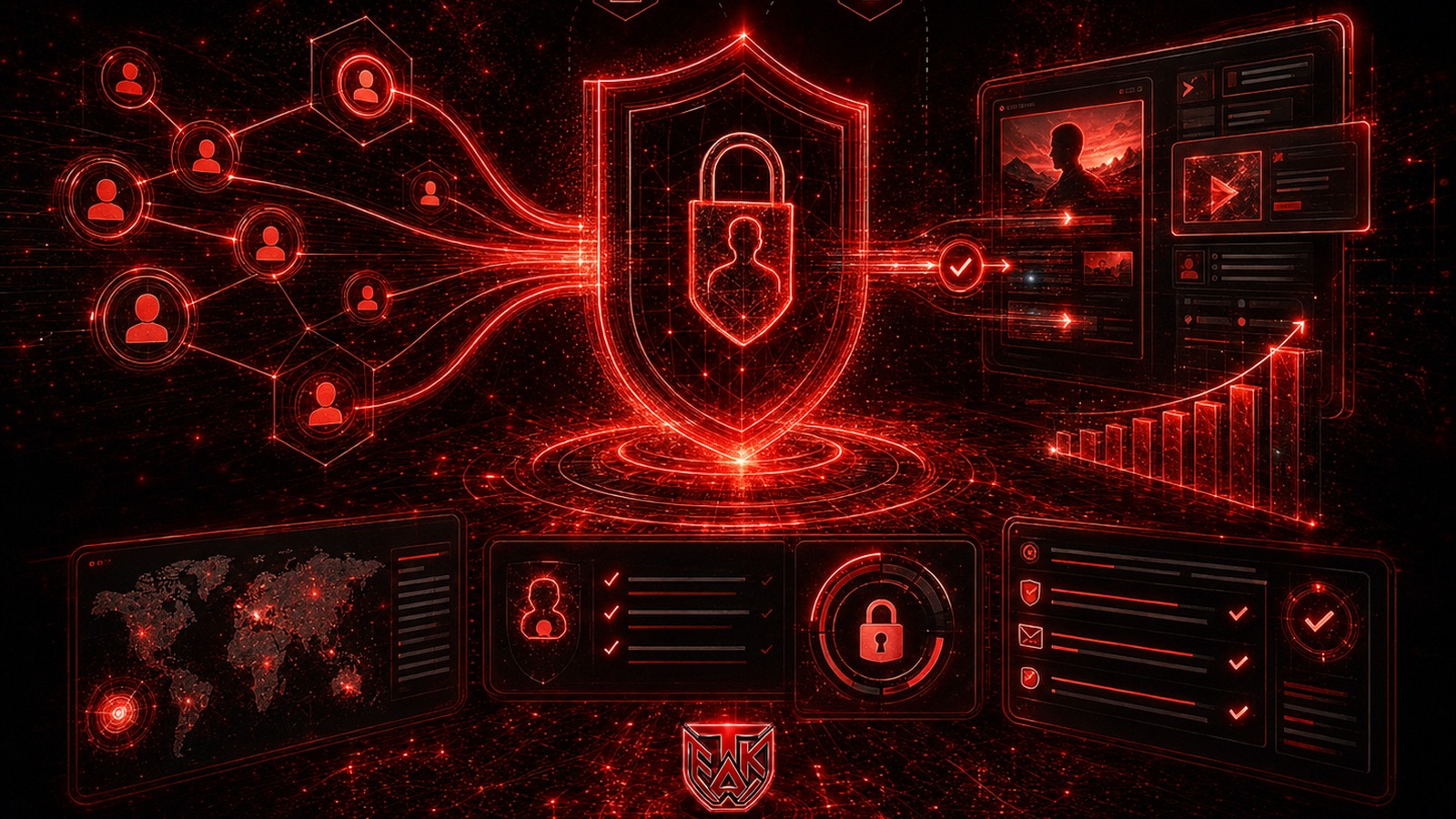 Consent, privacy and secure audience data architecture visual